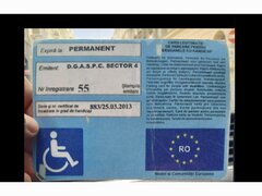 Pierdut legitimatie Handicap